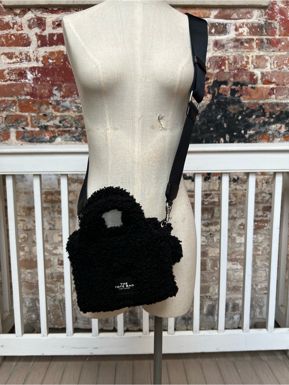 Marc Jacobs Mini Teddy “The Tote Bag” Tote, Black